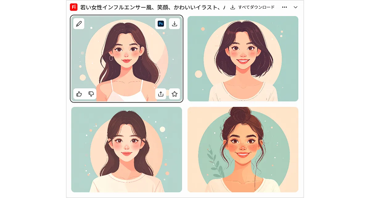 Adobe Firefly生成画像